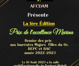 Prix d’Excellence Marina – 2022 / 2023